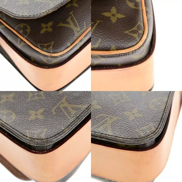 LOUIS VUITTON Cartouchiere GM Shoulder Bag Monogram Leather Brown - Picture 7 of 7